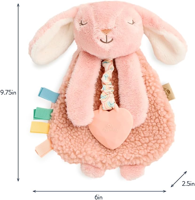 Itzy Ritzy - Itzy Lovey Including Teether - Baby Lovey with Teether, T