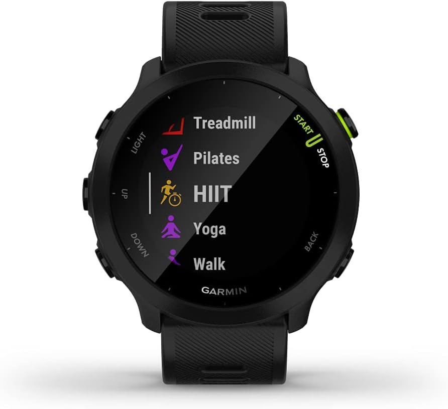 Garmin Forerunner 55, GPS Running Watch with Daily Suggested Workouts,