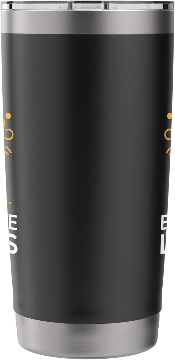 Keep Calm And Blow The Leaves Funny Lawn Care Humor Stainless Steel Insulated Tumbler