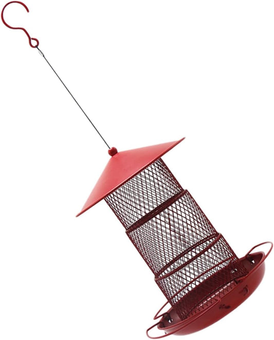 Milisten Metal Three Outdoor Hanging Wild Bird Feeder for Various Bird