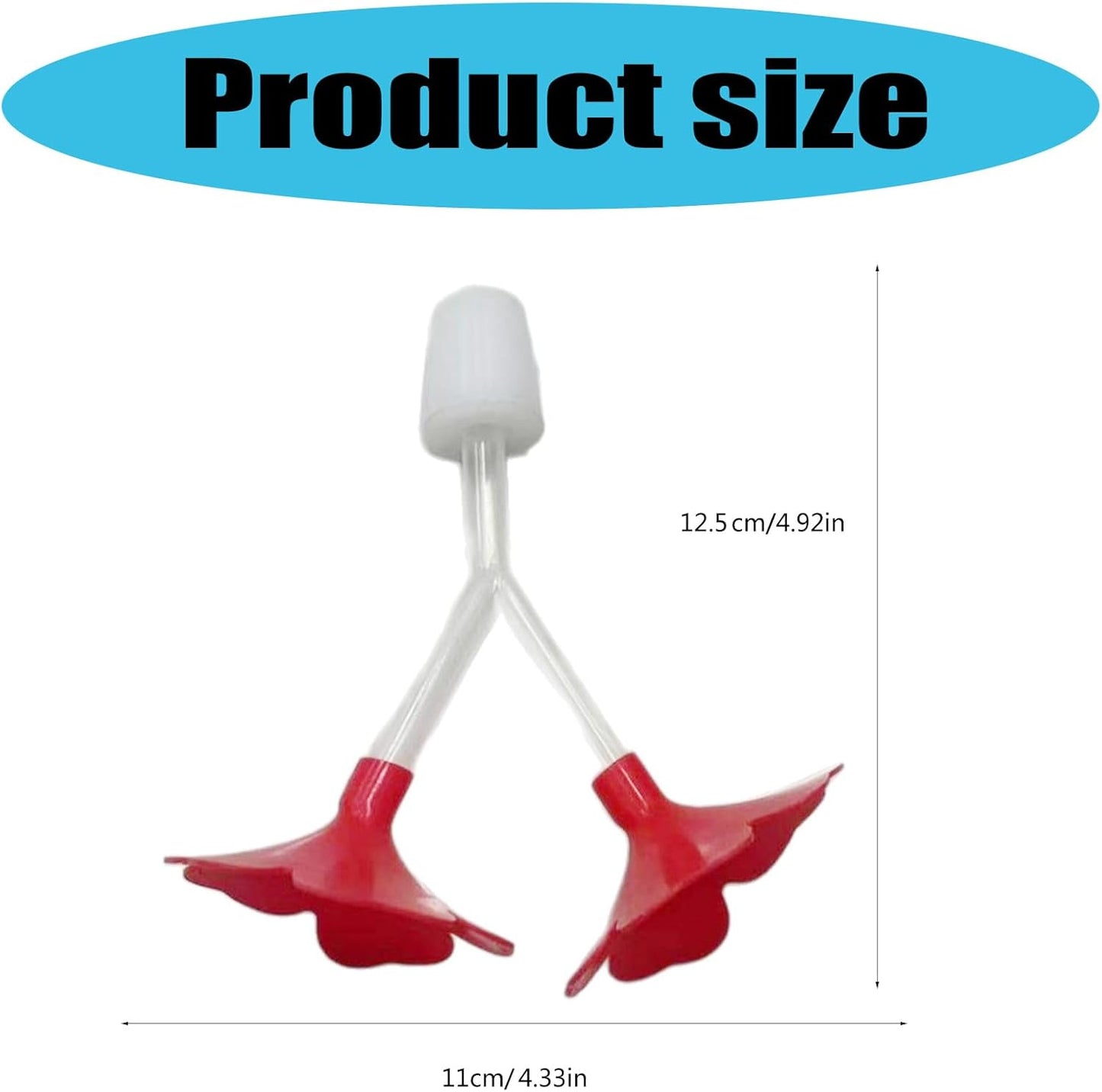 Pack Of 3 Y Shape Hummingbird Feeders Flower Feeder Outlet For Outdoor Garden Bird Watering Attracts Wildbird Hummingbird Feeder Red Flowers