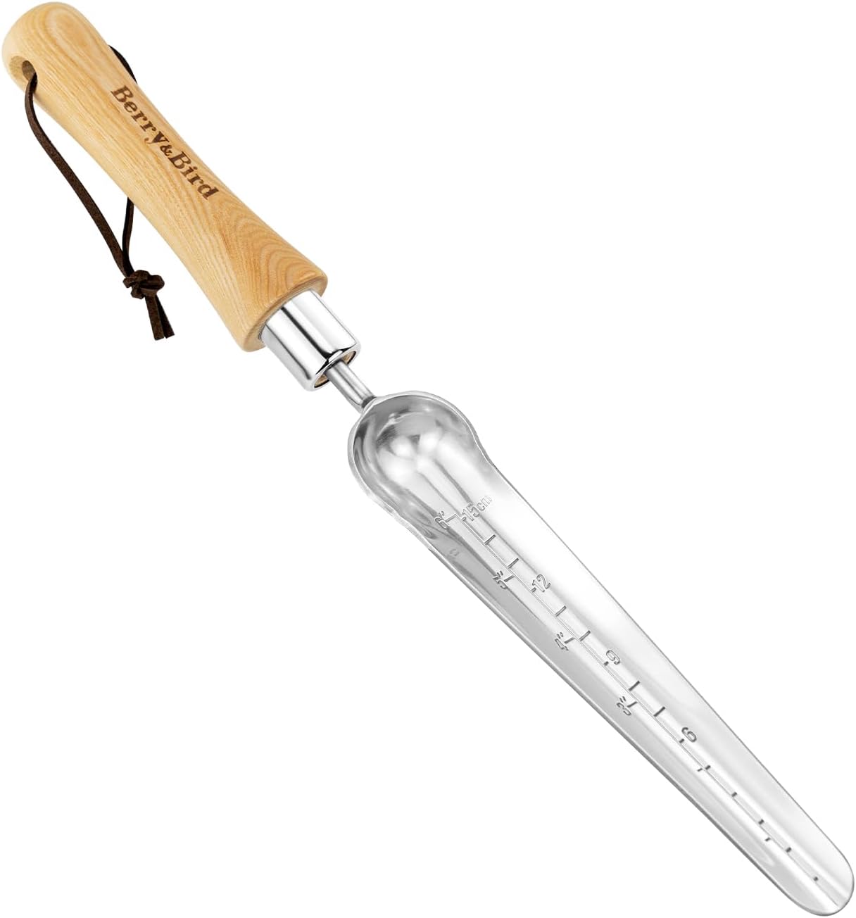 Berry&Bird Seeding Widger,Stainless Steel Seed Dibber Tool with Measur