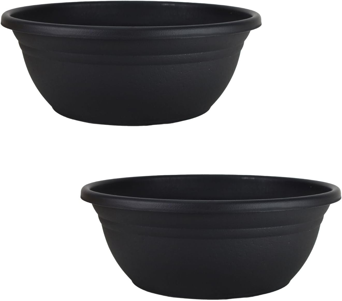 The HC Companies Mojave Garden Bowl Planter for Flowers - Shallow Plan