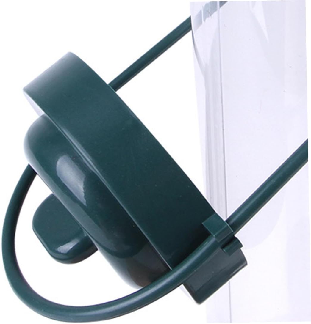 Bird Feeder Hanging Seed Holder Bird Food Container Dispenser Automatic Plastic Supplies for Outoor Wild Birds Hanging Feeder