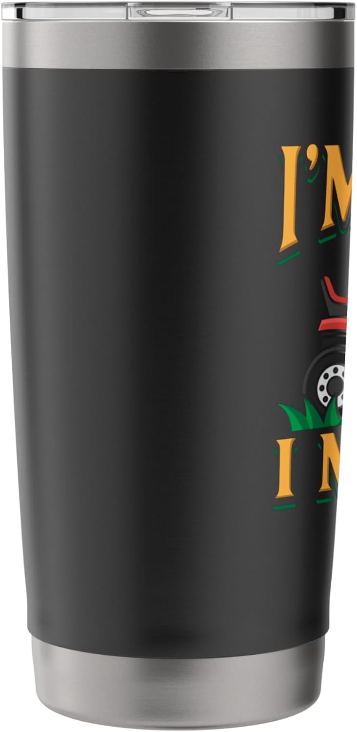 I'm Sexy And I Mow It Lawn Care Ride On Mower Gardening Stainless Steel Insulated Tumbler