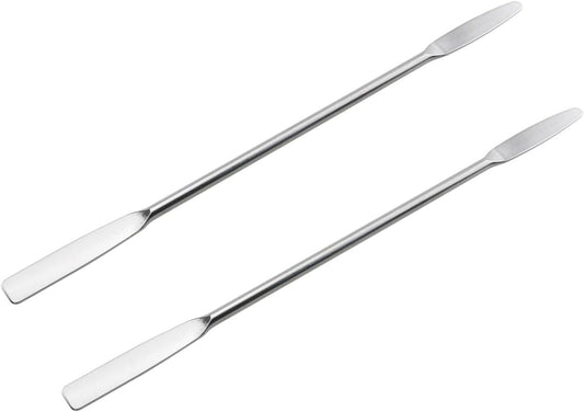 HJGarden 2pcs Stainless Steel Dual Head Wire Color Mixing Stick Pigmen