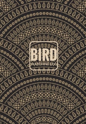 Bird Watching Log: Dark Logbook Journal Notebook Diary | Gifts For Birdwatchers Birdwatching Lovers | Log Wildlife Birds, List Species Seen | Great Book For Adults & Kids