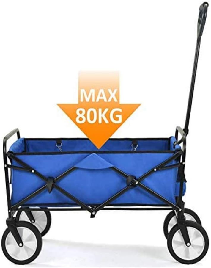 Folding Garden Cart,Camping Wagon Shopping Trolley Camping Cart Foldin