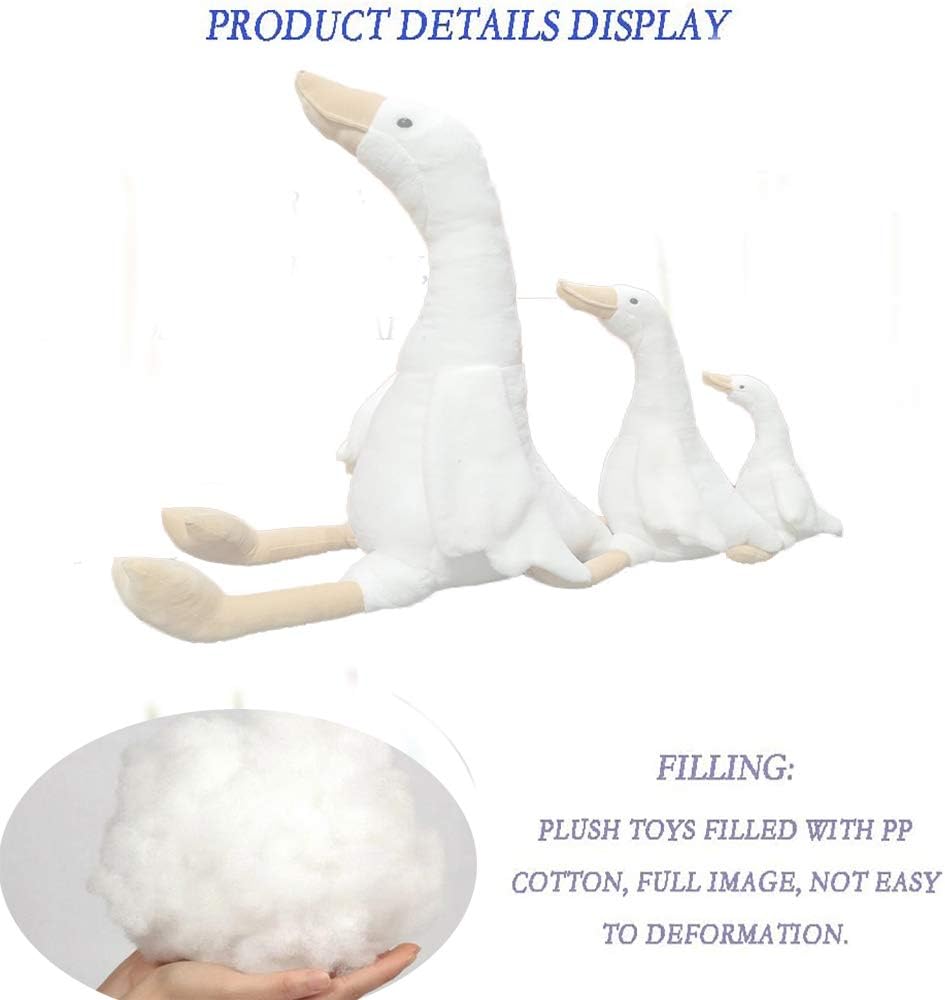 CHELEI2019 15.7" Swan Stuffed Animal,Goose Plush White Stuffed Animal 