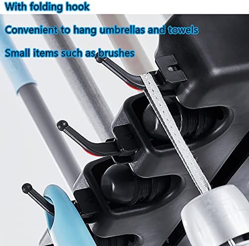 Floor Standing Cleaning Tool Cart,Movable Floor Standing Mop Broom Hol