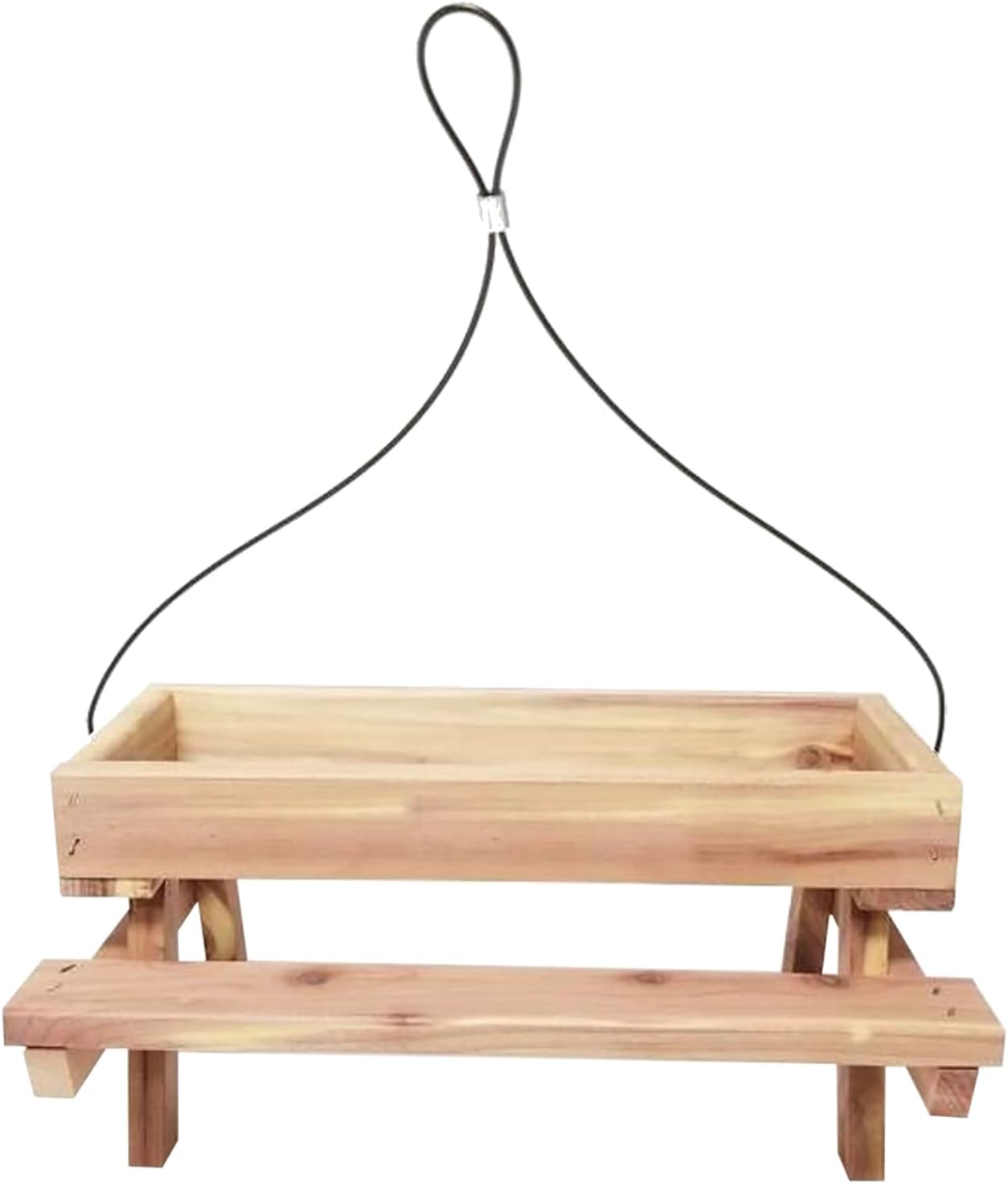 Cedar Picnic Table Bird Feeder - Made in USA