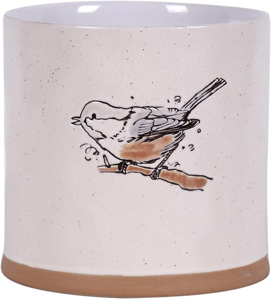 Sally Sketch 6.5" Flower Pot, Multi Color