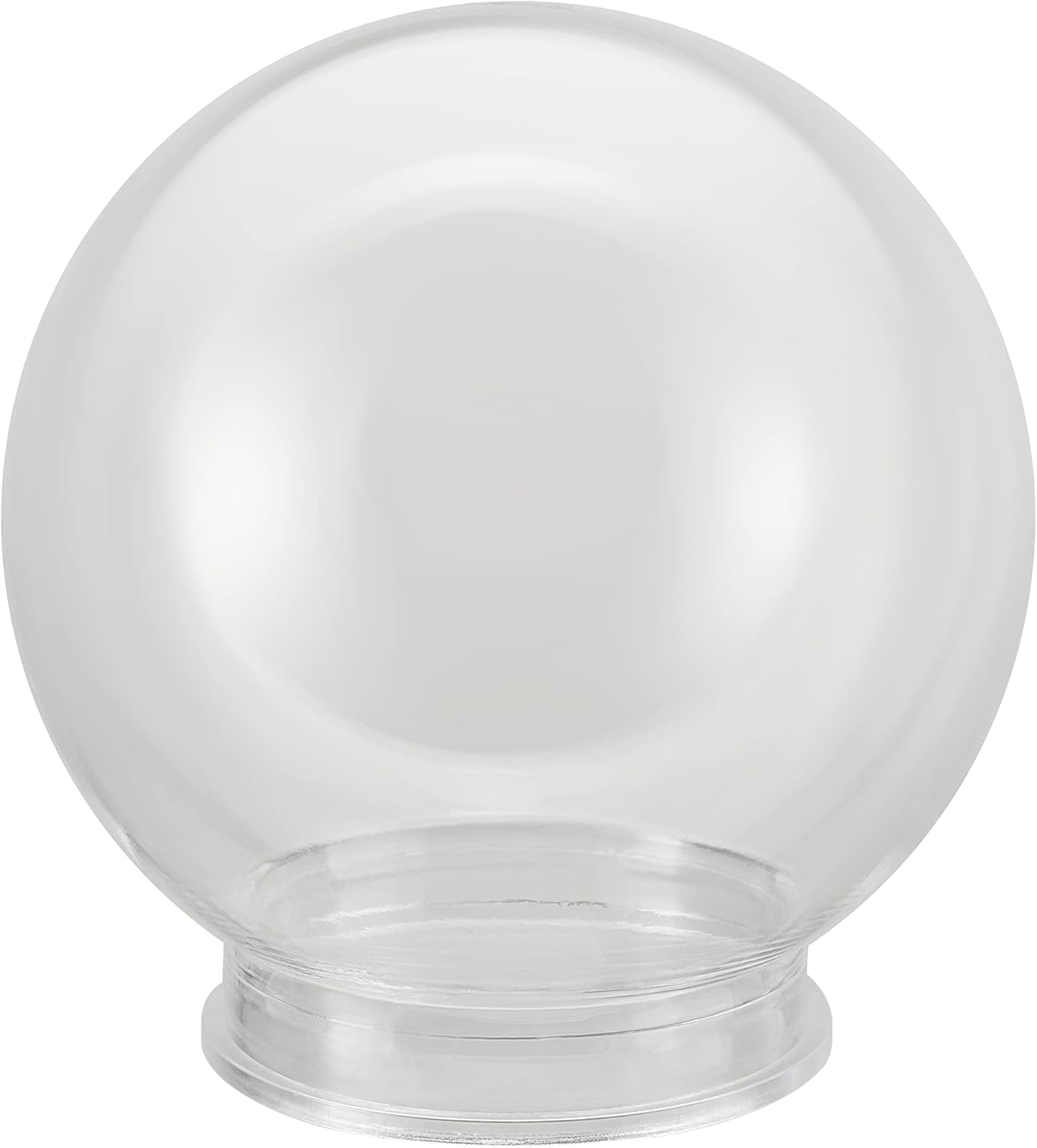Aspen Creative 28001-60-41, 6" Clear Acrylic Replacement Lamp Post Glo