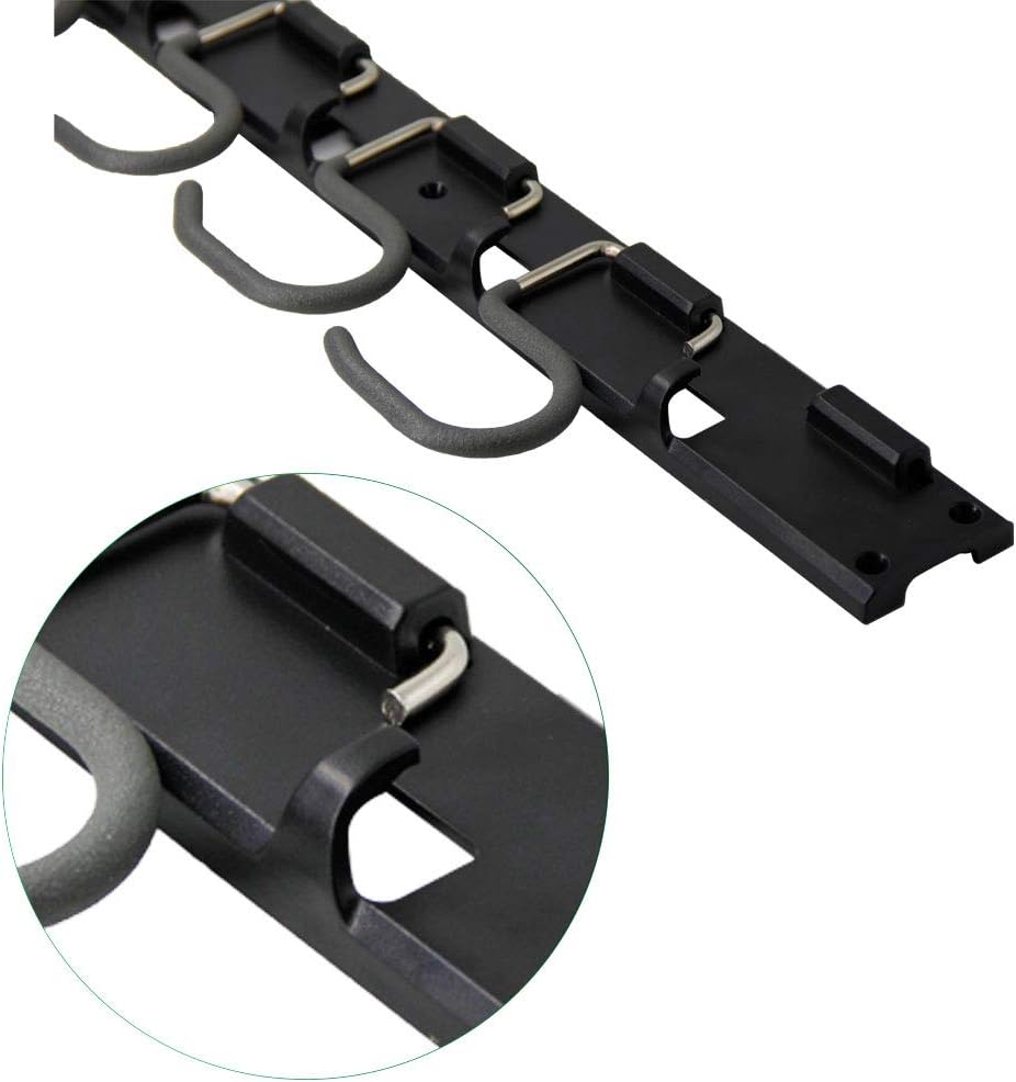 Twinkle Star Garage Tool Organizer Wall Mount, Mop Broom Holder, Wall 