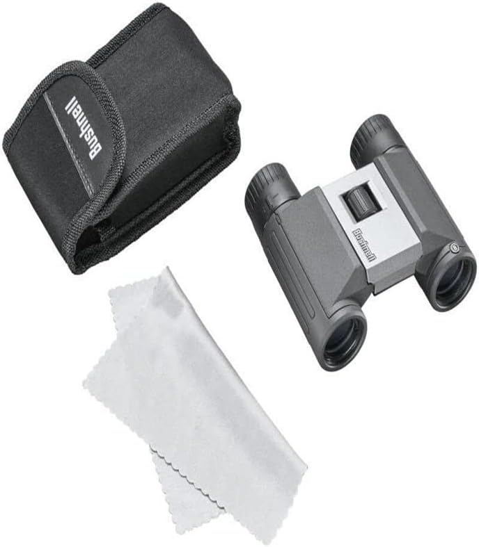 Bushnell Powerview 2 8x21 Binoculars for Bird Watching – Compact Folding Roof Prism, Lightweight, Good for Travel, Multi-Coated Optics & Carrying Case