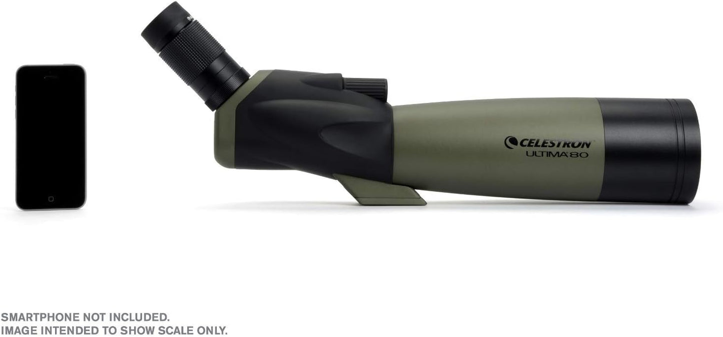 Celestron 52250 Ultima 20-60x80mm Angled Refractor Spotting Scope Tele
