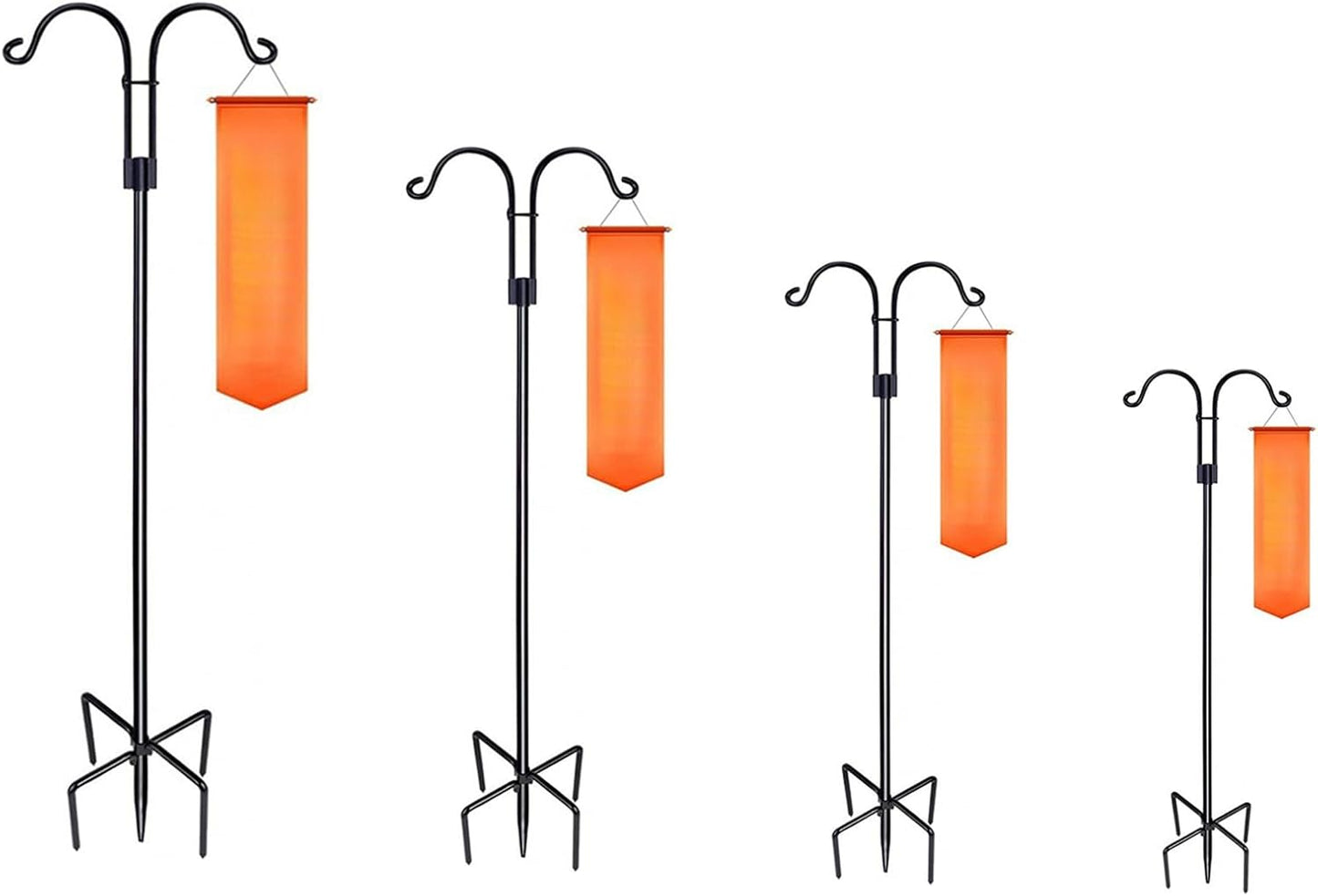 Multifunctional Bird Feeders Station for Bath Tray Stake for Birdwatching Garden Bird Bath Feeders Metal Stake