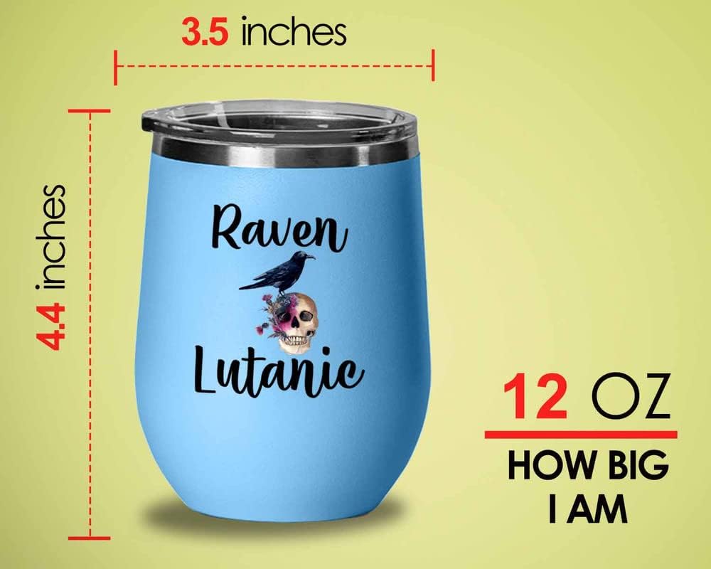 Bird Lover Blue Edition Wine Tumbler 12oz - Rven lutanic - Hummingbird