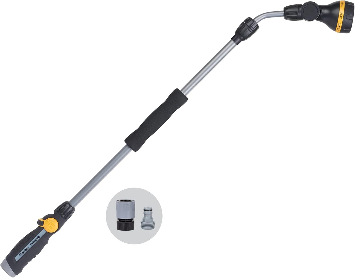 Melnor 65145AMZ RelaxGrip 8-Pattern Pivoting-Head QuickConnects Extens