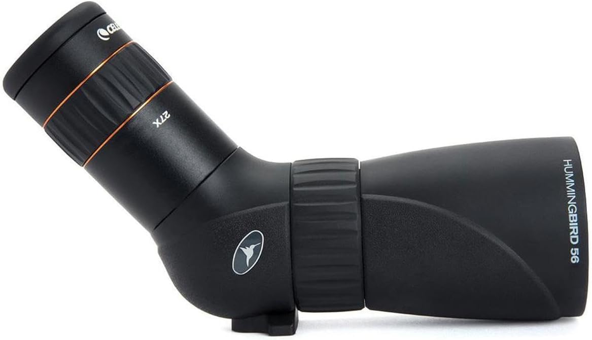 Celestron 52310 Hummingbird Micro Spotting Scope, 9 to 27x Magnification Range, BaK-4 Prism Glass, Black