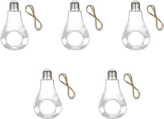 Glass Hanging Planter Light Bulb Shaped Hanging Air Plant Holders Flower Pots Plant Containers Terrarium Hanging Glas Plant Bulbs