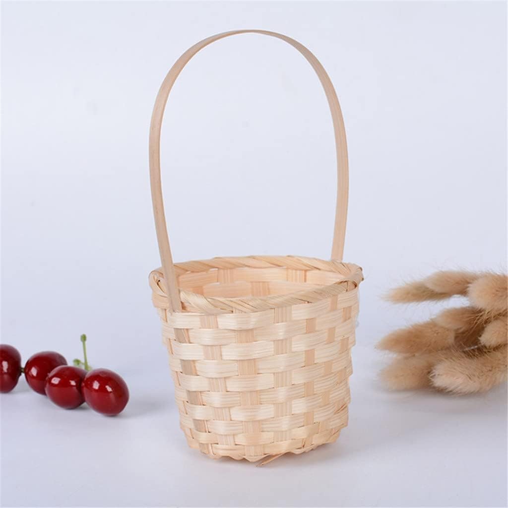5 Pcs Planter Pots Indoor Plants Miniature Basket Decorative Woven Bas