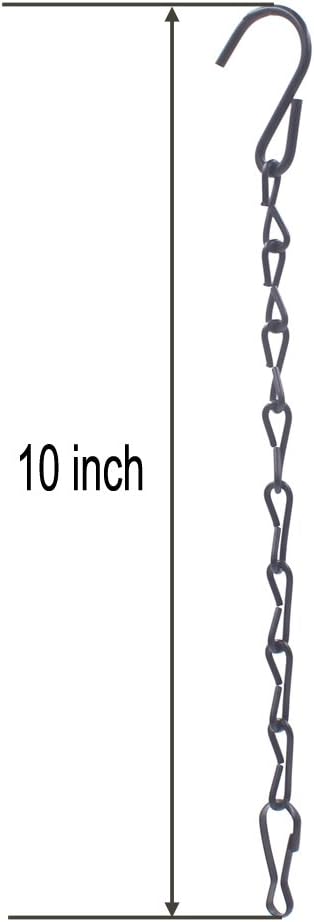Black Hanging Chains for Bird Feeders, Lanterns, Planters and Decorati