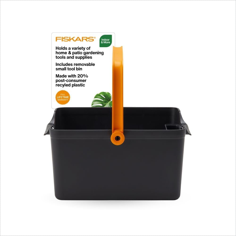 Fiskars Garden Tool Caddy, Portable Storage Organizer with Removable B