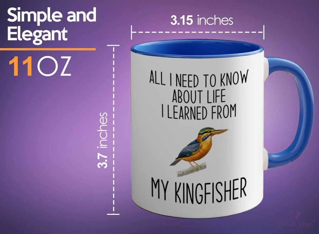 Bird Lover Two Tone Blue Edition 11oz - Lfe my bird - Hummingbird Nest