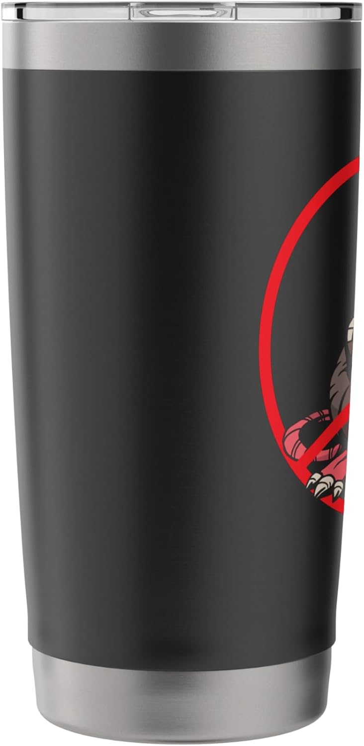 No Rat Sign Exterminator Animal Control Pest Control Stainless Steel Insulated Tumbler