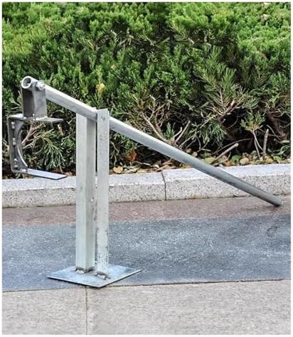 Adjustable High-Leverage Agricultural Stake Puller with Base, Multifun