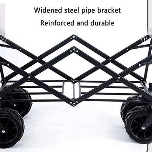 Portable Camping Cart,Outdoor Folding Utility Wagon Outdoor Garden Uti