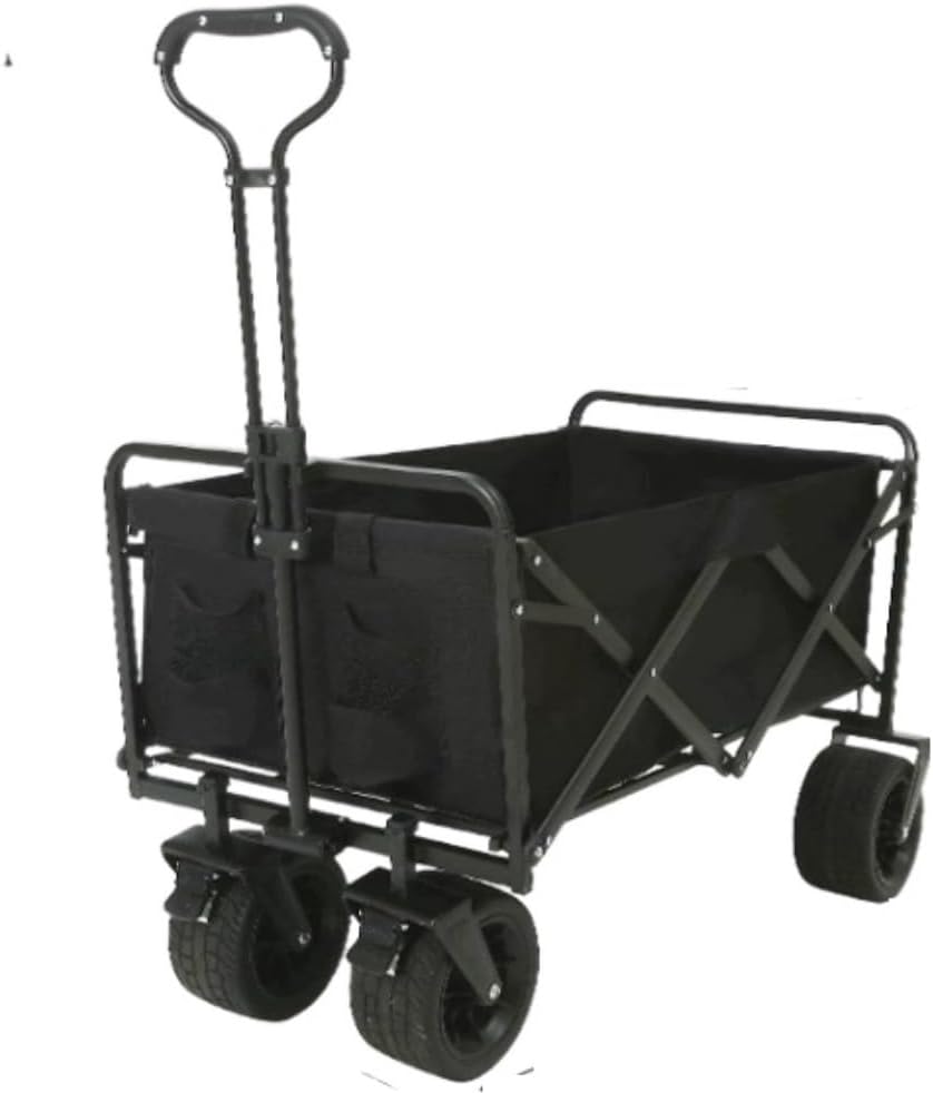Collapsible Wagon Cart with Wheels Foldable Folding Wagons Carts Silen