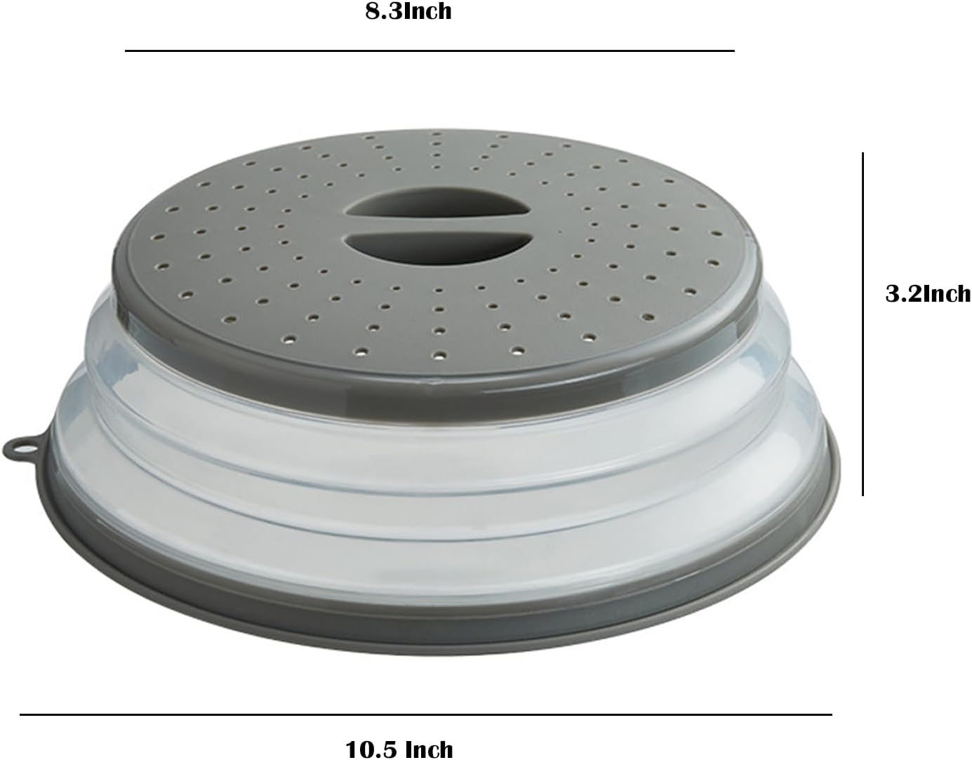 Microwave Splatter Cover Vented for Food, Splatter Guard & Colander Ki