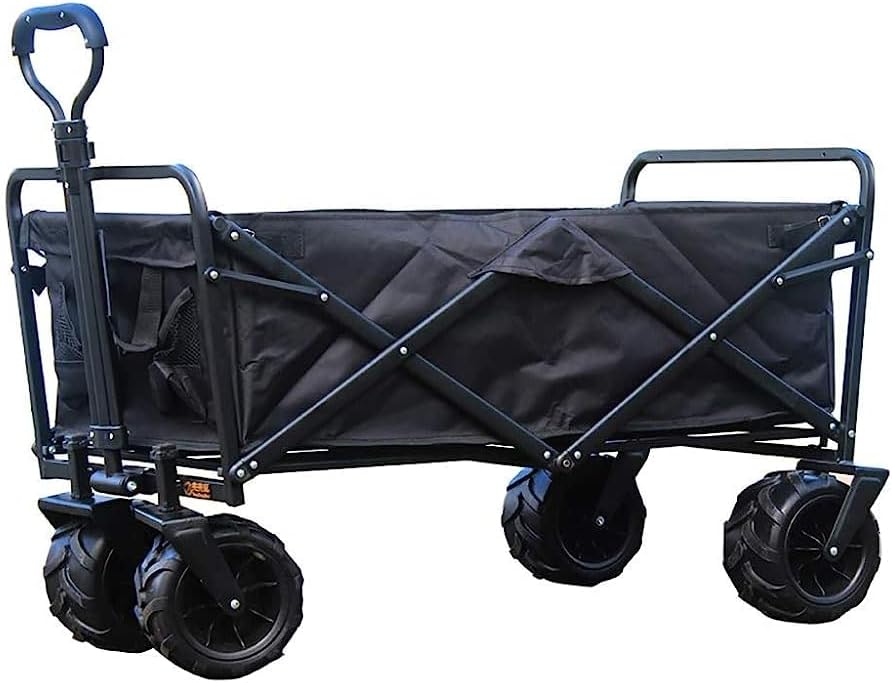 Trolleys, Folding Garden Trolley Cart Heavy Duty Wagon, Multi-Function