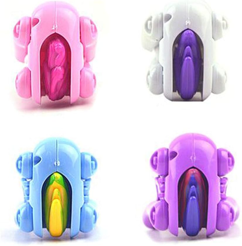 4 Pack Jumbo Unicorn Deformation Easter Eggs with Toys Inside for Kids Boys Girls Toddlers Easter Basket Stuffers Fillers Gifts Party Favors