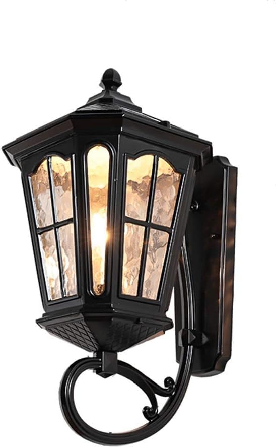 Outdoor Wall Lamp Waterproof Exterior Wall Garden Lamp Outdoor Garden Retro Aisle Balcony Door Light Solar Light Wall Lamp