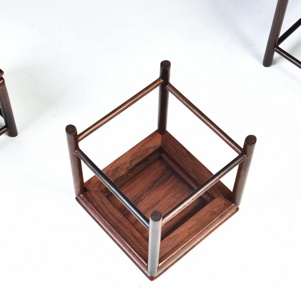 Vase Stand Indoor Mahogany Base Wood Rectangular Flowerpot Base Purple Sand Teapot Base Vase Bonsai Plant Flower Stand Bonsai Display ?Base (Size : A) (C)