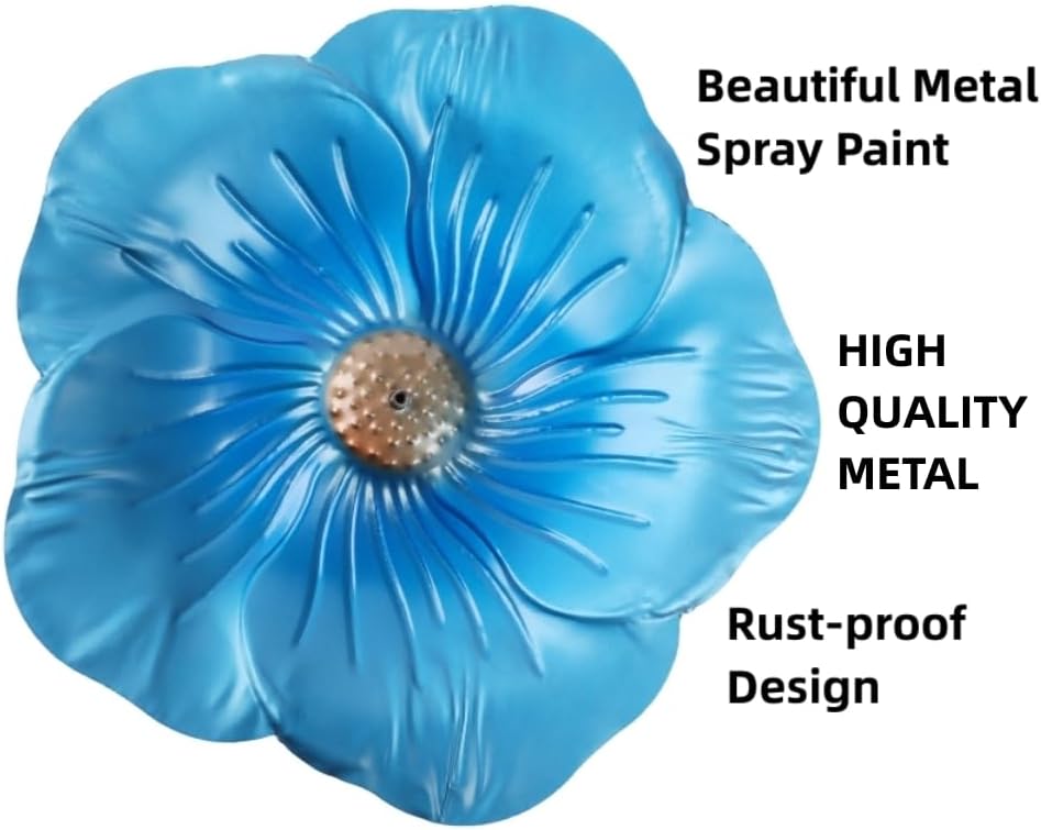 Metal Bird Feeder Large Weather Guard Protective Dome for Rain 13 Inches Rain Proof Bird Feeder Battle Hummingbird Feeder Sun Shade Cover with Flower Design