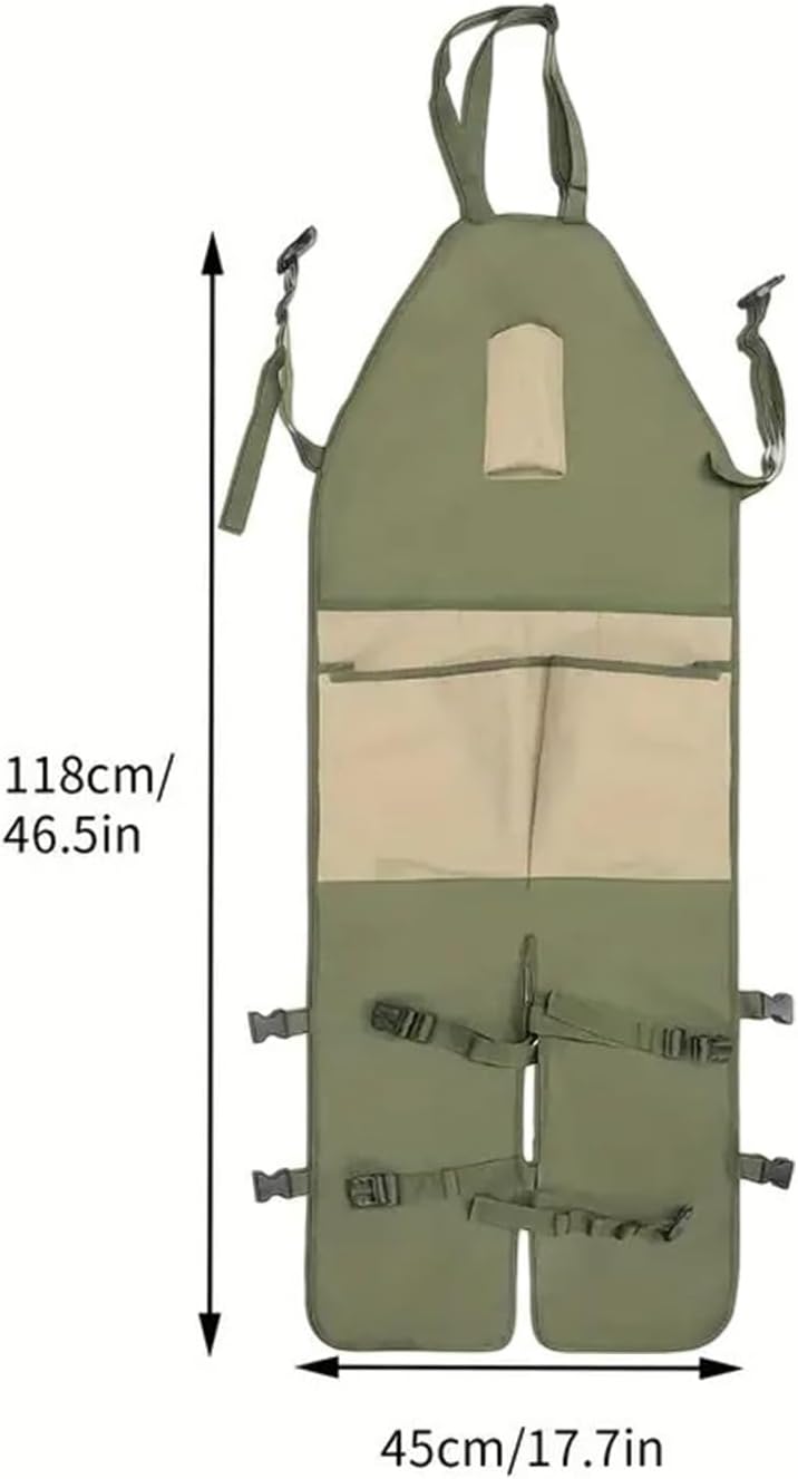 Gardening Work Apron, Waterproof Adjustable Lightweight, Women Work Gardening Tool Apron, Durable Outdoor Planting Accessory,