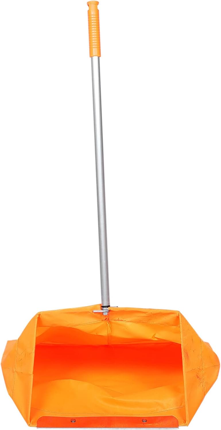 Windproof Garbage Bag with Dustpan and Trash Grabber Tool 33.07X20.07X12.20 Inch Outdoor Cleaning Pickup for Garden and Home