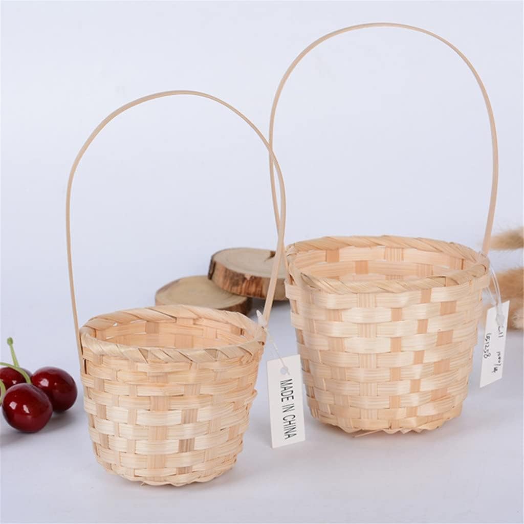 5 Pcs Planter Pots Indoor Plants Miniature Basket Decorative Woven Bas