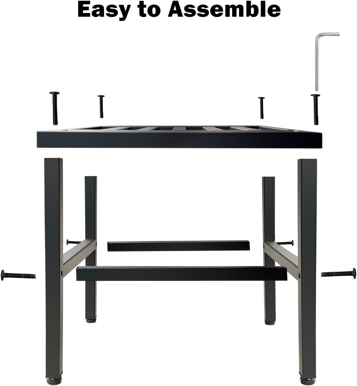 Plant Stand Indoor Outdoor,13 Inch Metal Plant Stands Riser,Heavy Duty