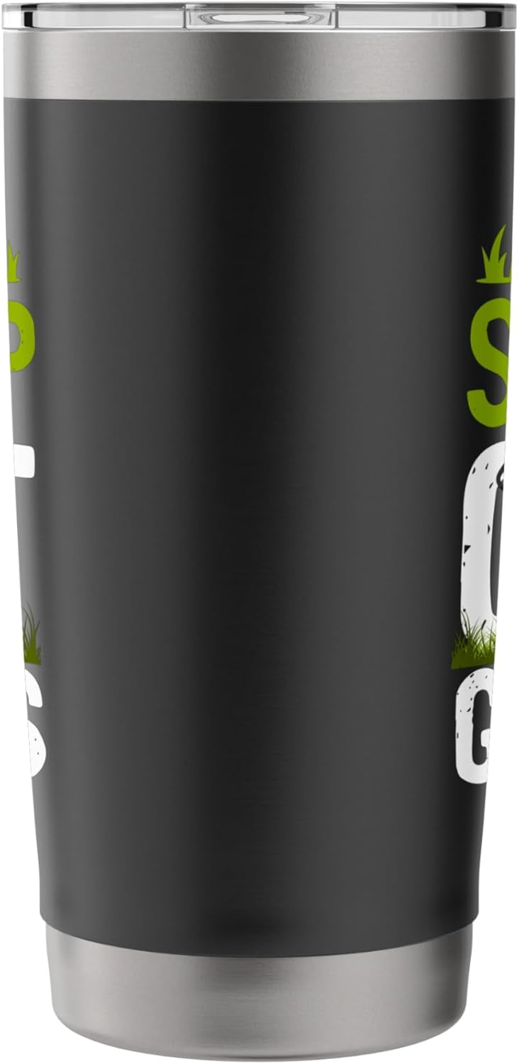 Lawn Mower Mowing Dad Father Landscaper Eat Sleep Cut Grass Stainless Steel Insulated Tumbler
