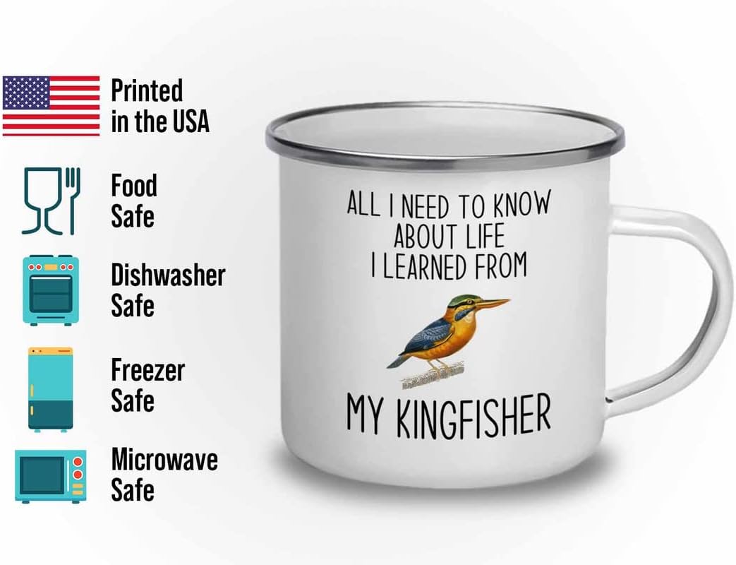 Bird Lover Camper Mug 12oz - Lfe my bird - Hummingbird Nest Cage Parrot Dad Gardening Outdoor Birdwatcher Feeder