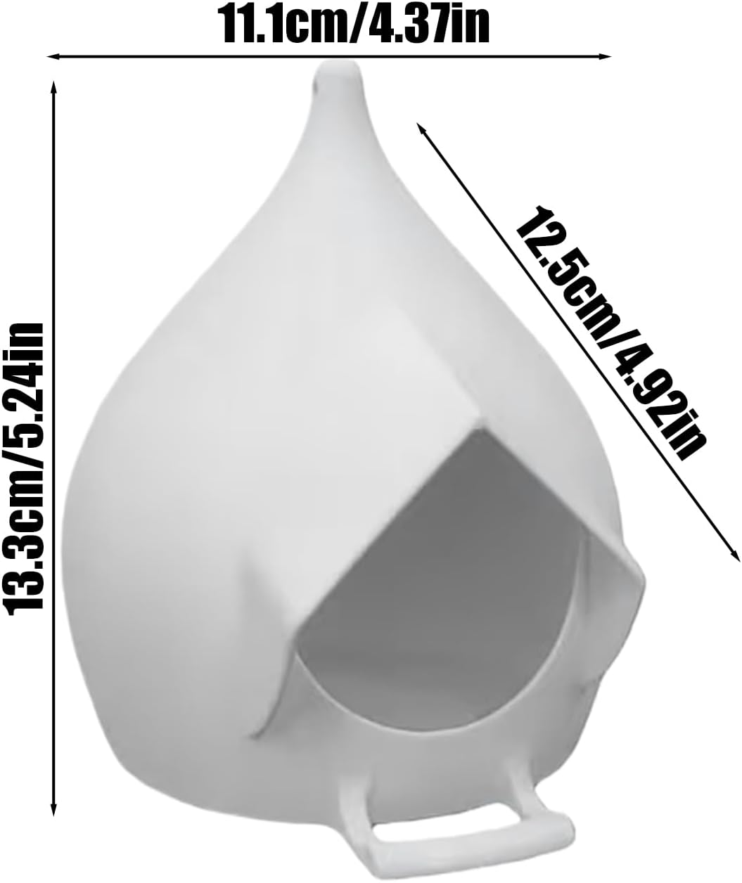 Hangable Bird Feeder - Weather-Resistant Feeding Station for Birds, Convenient Backyard Garden Accessory with Secure Suspension, Perfect for Patio, Lawn, Balcony, Deck, Porch, Terrace
