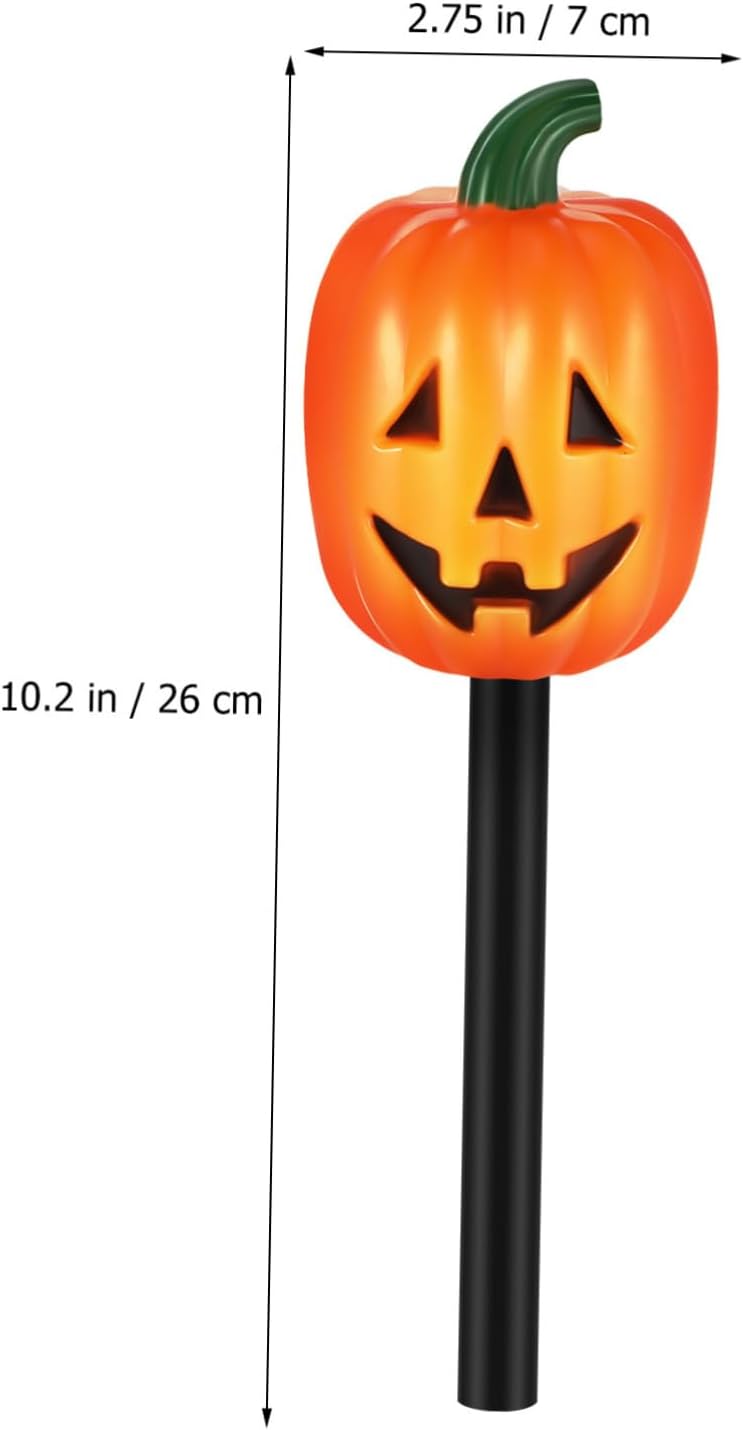 Milisten 1Set Halloween Pumpkin Solar Lights of Warm Solar Garden Lights for Outdoor Decorations Compact for Halloween Battery Powered Durable