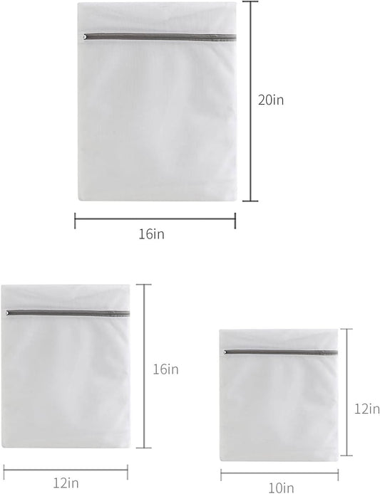 Lingerie Bags for Washing Delicates,Small Fine Mesh Laundry Bags,3Pcs(