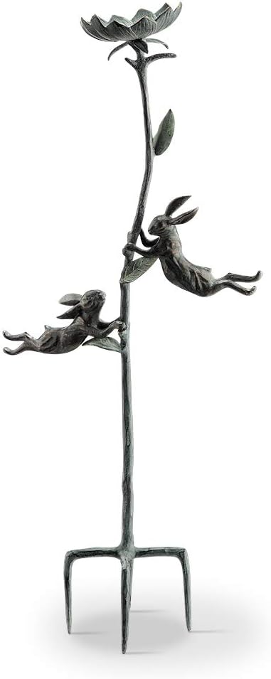 SPI Rowdy Rabbit Pair Birdfeeder with Stake