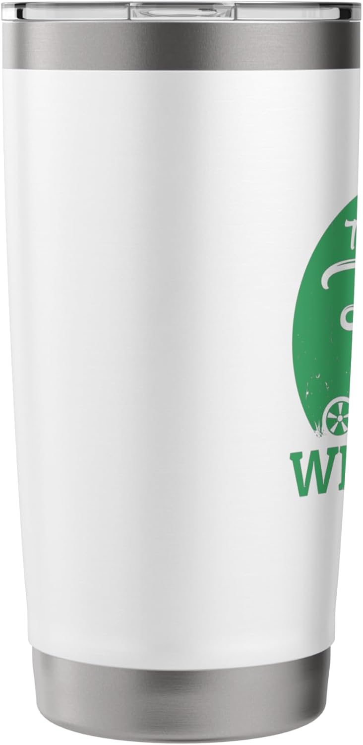 Lawn Whisperer Funny Gardener Lawn Mower Gag Outfit Stainless Steel Insulated Tumbler